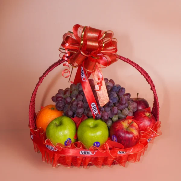 Get Well Soon Fruit Basket – 5 Types of Fruits