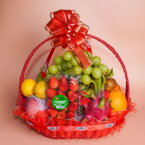 Premium Fruit Recovery Basket – 9 Fresh Fruit Varieties